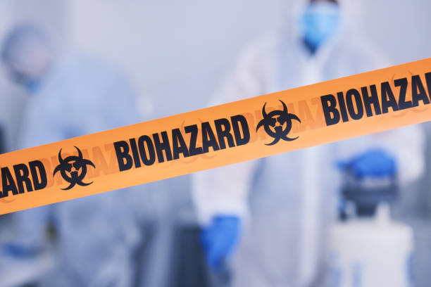 Professional Biohazard Cleanup technician working in Los Altos, CA